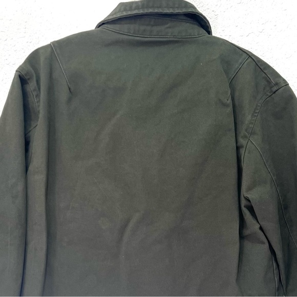 Zara full-zip front closure Green Shirt Jacket with Classic Collar S - Picture 10 of 13